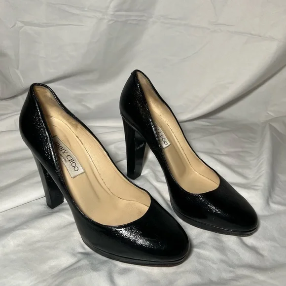 Jimmy Choo Patent Pumps | 37.5 - Picture 1 of 14